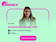 Communications Manager for ELLIS (m/f/div) - Tübingen