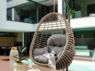 Destiny Hängesessel COCO SUNRISE, Stahl, Polyrattan, mit Gestell, inkl. Auflagen