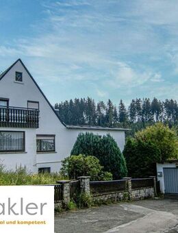 Einfamilienhaus mit herrlichem Blick über den Frankenwald - Schwarzenbach am Wald - Schwarzenbach (Wald)