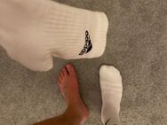 HOT! Adidas Socken - weiss, getragen - Köln