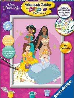 Ravensburger Malen nach Zahlen Disney Prinzessinnen, Made in Europe