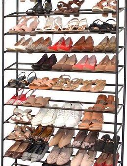 INOSIGN Schuhregal TOPSELLER!, aus Metall, Breite 100 cm, Höhe 187 cm, Platz für ca. 60 Paar Schuhe