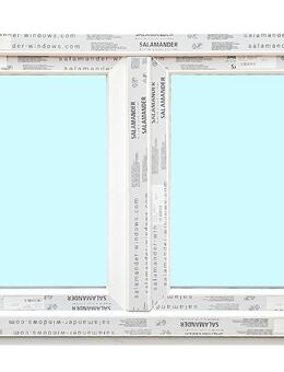 Kunststofffenster Fenster auf Lager abholbar, 150x80 cm 2-flg. 3-fach Verglasung - Essen