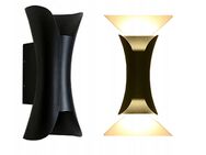 6x Designer Außenlampe Wandleuchte Anthrazitschwarz SET - Wuppertal