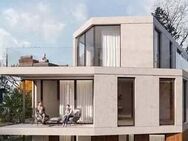 Endetage mit Aufzug, Panoramafenster und umlaufende Terrasse - Hamburg
