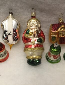 Vintage Christbaumschmuck 6 alte Baumschmuck Aufhänger Weihnachtsschmuck - Meerbusch