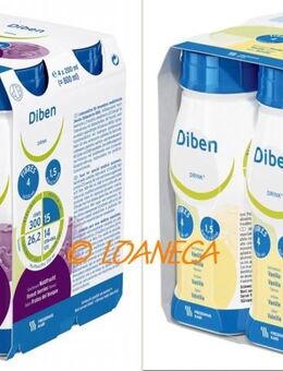 96x Diben Debin Drink Fresubin Frisubin für Diabetiker geeignet Vanille & Waldfrucht - Wolfsburg