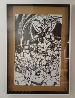 Acryl Gemälde gothic Manga - Sankt Ingbert