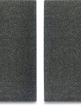 Zeller Present Schneide- und Abdeckplatte Granit, ESG-Sicherheitsglas, (Set, 2 tlg), mit 6 Elastikfüßen pro Platte