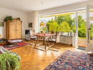Großzügige 3-Zimmer-Souterrainwohnung mit Garten und Terrasse mit grandiosem Bergblick - Murnau (Staffelsee)