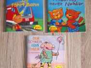 3 Pixi Bücher Der Schwein Huhn Tiger Oli fährt Bahn Fridolins neuer Nachbar - Mudersbach