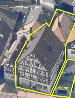 Keine Käuferprovision! Kaufen Sie ab € 350,- mtl.* / 2 FH & Laden (evtl. als Wohnung) Altstadthaus - Stadtprozelten