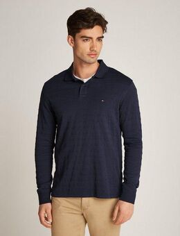 Tommy Hilfiger Langarm-Poloshirt MERC JACQUARD STRIPE LS REG POLO