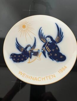 KPM Weihnachtsteller 1984 - Flensburg