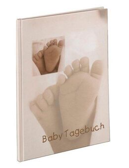 Hama Tagebuch Baby Tagebuch für Mädchen und Jungen "Baby Feel", 44 Seiten