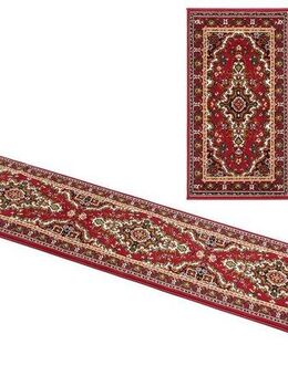 my home Bettumrandung Oriental, Made in Belgium, Höhe 7 mm, (1-tlg), Läufer-Set, Kurzflor, Orient-Optik, mit Bordüre, pflegeleicht, elegant