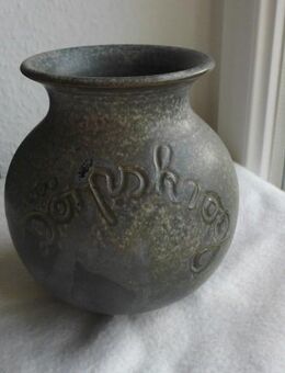Dörpskrog Keramik Vase 13,5 cm braun Deko Handarbeit Kunsthandwerk 5,- - Flensburg