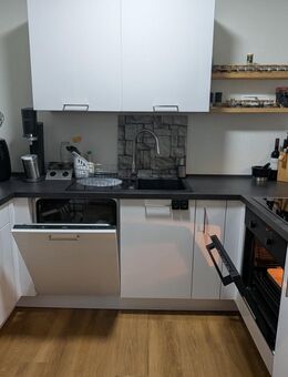 U-Küche modern weiß Anthrazit Hochglanz Geräte Schränke 2022 - Bochum