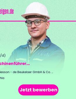 Maschinenführer (m/w/d) - Kahla