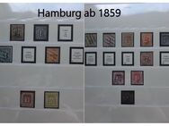 Alt Deutschland Briefmarken Sammlung HAMBURG ab 1859 zu verkaufen. - Bremen