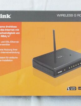 D-Link DIR-300 Wireless G Router - 4xLAN-Port - 10/100 Mbit/s - 2,4 GHz / OVP - Andernach