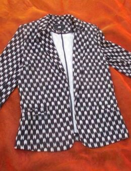 NEU * 50er Jahre * Pinup Style * Anzug * Kostüm * Kurz * Blazer * Jacke "H&M" Gr. 36- 38/ S * schwarz * weiß * hell- grau * - Riedlingen