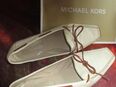 Klassisch * edel * Echt Leder * Loafer * Mokassin * Schuhe "MICHAEL KORS" MK * ORIGINAL * Gr. 37- 37,5 * 37½ / 4- 4,5 * cremè- beige * in 88499