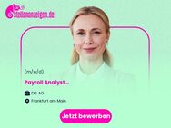 Payroll Analyst (m/w/d) - Frankfurt (Main)
