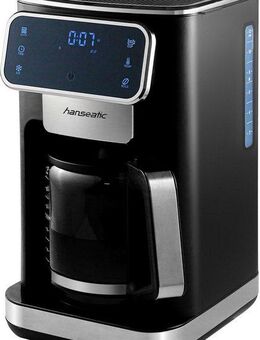 Hanseatic Filterkaffeemaschine HCMD151100BD, 1,5l Kaffeekanne, Papierfilter 1x4, auch für Eiskaffee geeignet, Timerfunktion