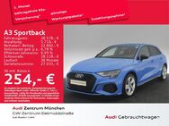 Audi A3, Sportback 45 TFSI e 2x S line, Jahr 2022 - München