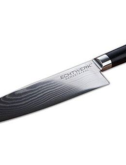 ECHTWERK Damastmesser, Kochmesser, Küchenmesser aus hochwertigem Damaststahl, Klinge 18 cm
