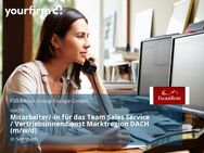 Mitarbeiter/-in für das Team Sales Service / Vertriebsinnendienst Marktregion DACH (m/w/d) - Sembach