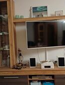 4-teilige Schrankwand mit Beleuchtung, Maße: 3,15 × 2,12 × 0,50 in 78224