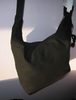 BR-16 Handtasche Schultertasche Handbag Schoulder Bag  Uni Schwarz - Lübeck