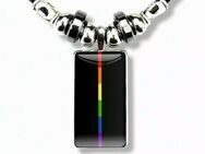 Regenbogen Anhänger Halskette Modeschmuck Farbig Rechteck 14,90* - Villingen-Schwenningen