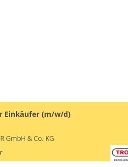Technischer Einkäufer (m/w/d) - Hannover