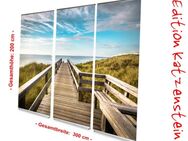 Bestatterbedarf: L-Banner Display Set "Holzweg zum Strand" - Dekoration für Trauerhallen, Bestatter, Bestattungszubehör, - Wilhelmshaven Zentrum