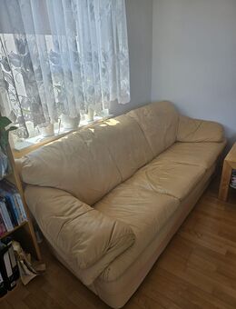 Ledercouch 3 Sitzer - Bruchköbel