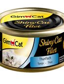 Sparpaket GimCat ShinyCat Filet Dose 12 x 70 g - Thunfisch in 00000