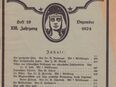 Heft von WELT UND WISSEN Heft 19 - XIII. Jahrgang - Dezember 1924 in 15738