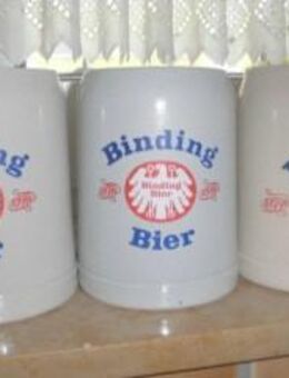 Bierkrug Brauerei Binding Frankfurt 1870-1970 Jubiläum Dir und mir-Binding Bier 100 Jahre - Bottrop