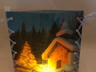 Stimmungslicht / Windlicht "Kapelle in der Nacht" handmade NEU - Erkelenz