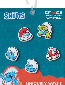 Crocs Schuhanstecker Jibbitz™ Smurfs / Schlümpfe (Set, 5-tlg., Kein Spielzeug. Nicht für Kinder unter 3 Jahren geeignet), Schuh Charm für Cartoon Fans