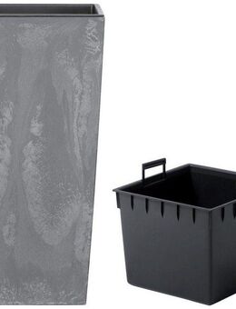 Prosperplast Pflanzkübel Urbi Square Effect, BxTxH: 32,5x32,5x61 cm