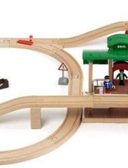 BRIO® Spielzeug-Eisenbahn BRIO® WORLD, Großes Bahn Reisezug Set, (Set), Made in Europe, FSC® - schützt Wald - weltweit