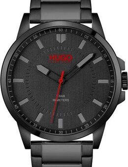 HUGO Quarzuhr #FIRST 1530187, Armbanduhr, Herrenuhr, Mineralglas, Edelstahlarmband