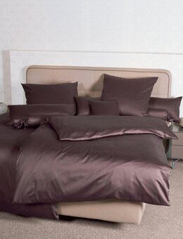 Janine Bettwäsche Colors 31001, Mako-Satin, 2 teilig, feinfädige uni Bettwäsche für alle Jahreszeiten, Markenreißverschluss