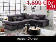 Ecksofa 291x226cm Musterring Federkern SO4100 Grau Armeilverstell - Köln