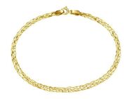 Luigi Merano Armband geflochtene Fantasiekette, Gold 585