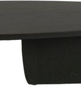 byLIVING Couchtisch Bolt (1-St), Freiform Tisch in Akazie Massivholz schwarz lackiert, 25mm Tischplatte